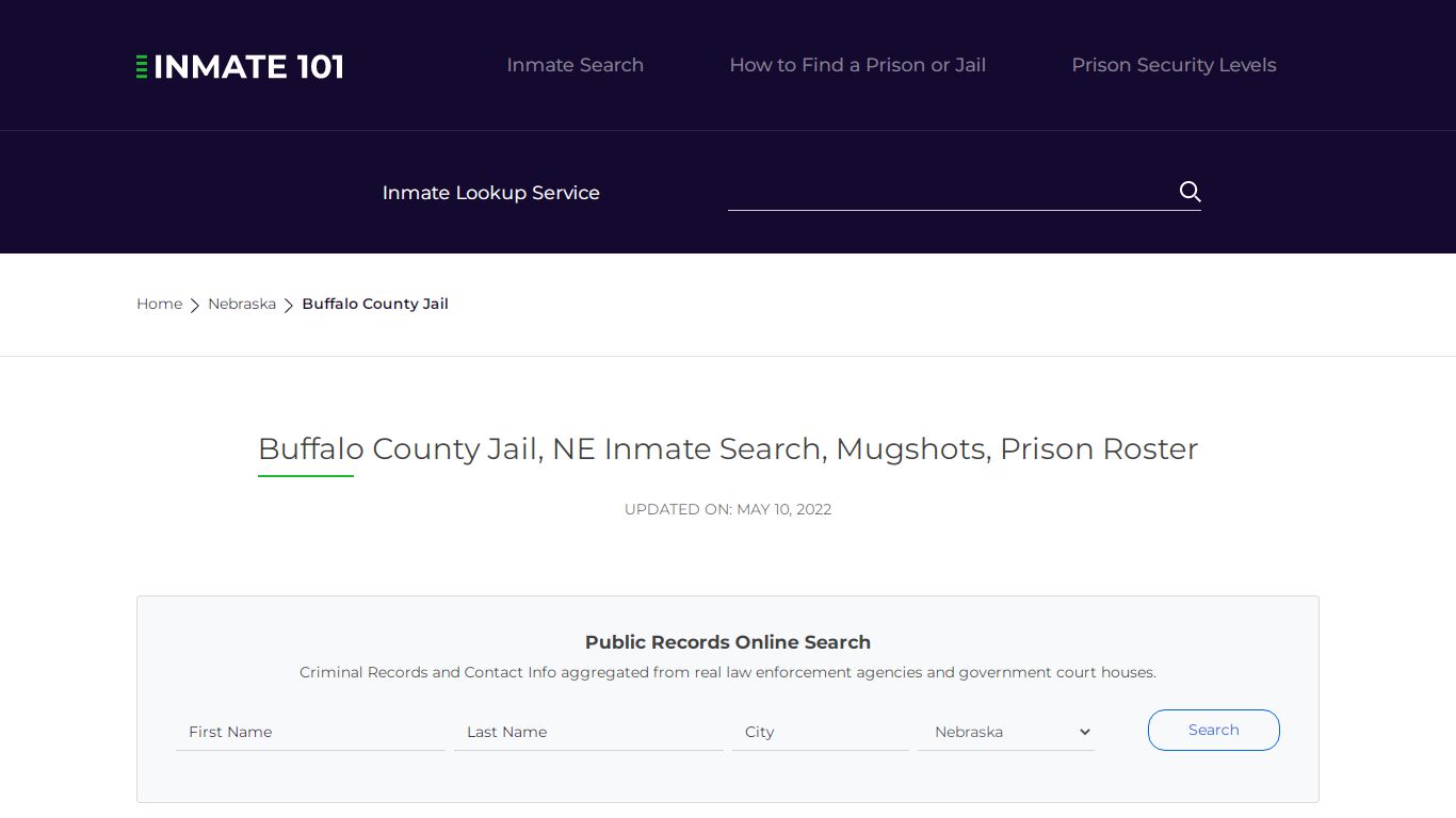 Buffalo County Jail, NE Inmate Search, Mugshots, Prison Roster